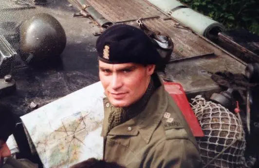 Before he became an MP, Crispin Blunt spent the 1980s in the Army.