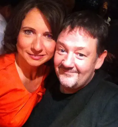 Mark Flanagan and Jo Coburn took a selfie together.
