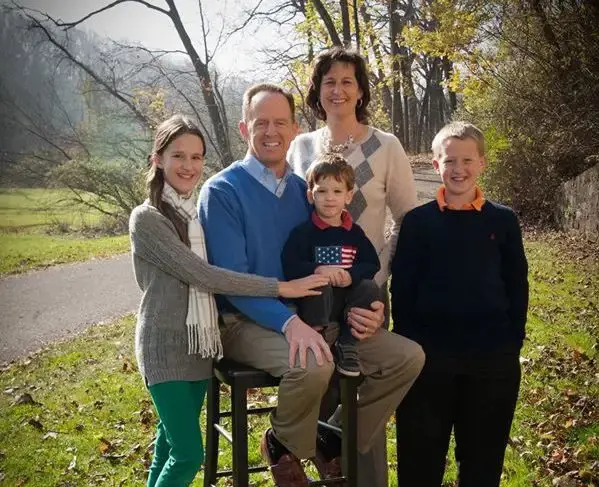 Pat and Kris Toomey with daughter Bridget, and sons Patrick and Duncan.