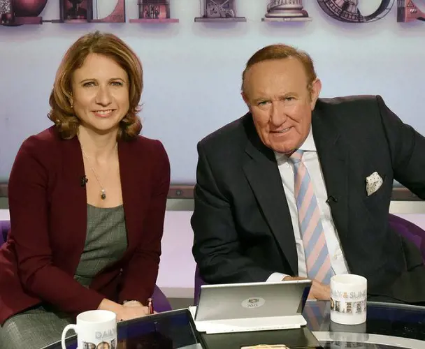 Jo Coburn with Andrew Neil during Wednesday morning's Daily Politics.