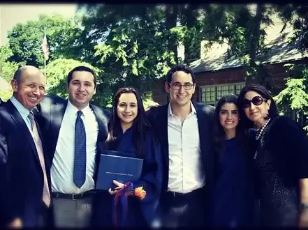  Lloyd Blankfein family at Rachel's graduation.