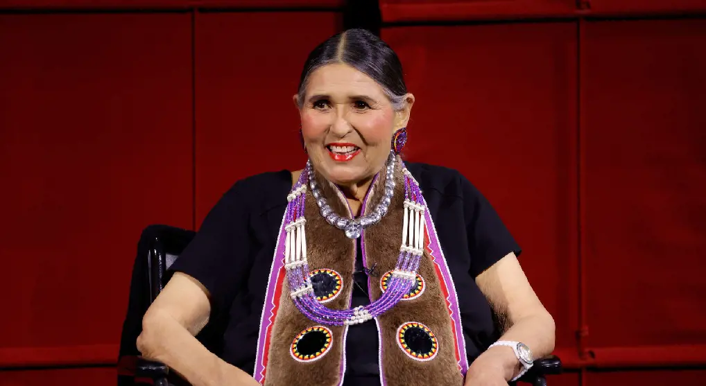 Sacheen Littlefeather at an Academy event last month in Los Angeles.