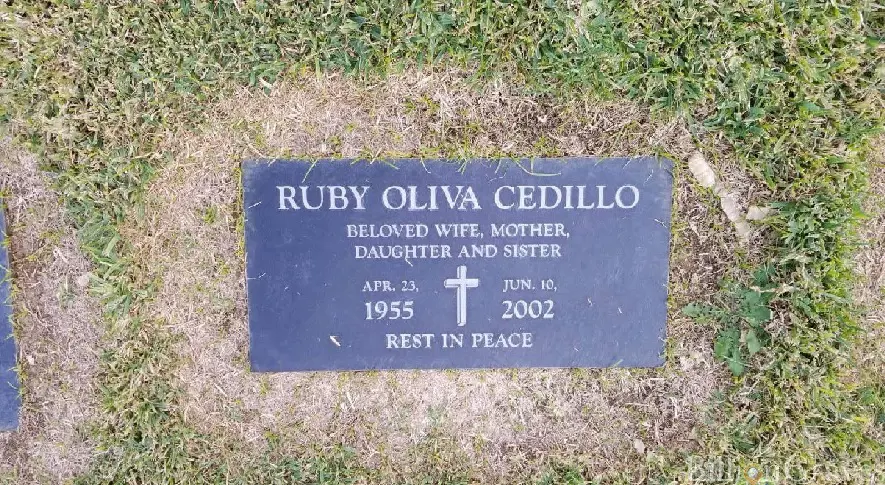Ruby Cedillo cementry at Rose Hills Memorial Park