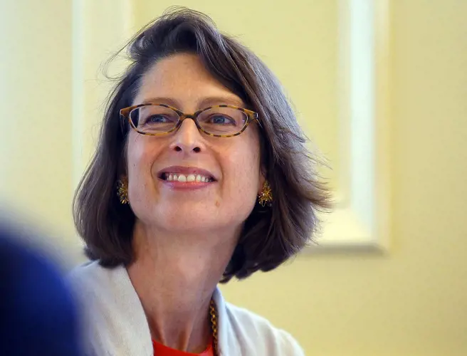 Abigail Johnson has been named chief executive of Fidelity Investments.