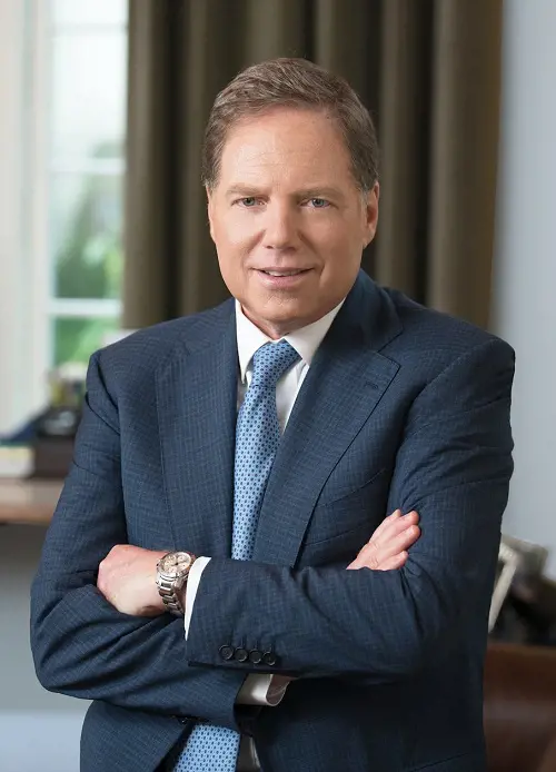 The picture of Attorney Geoffrey Berman in his offiice.