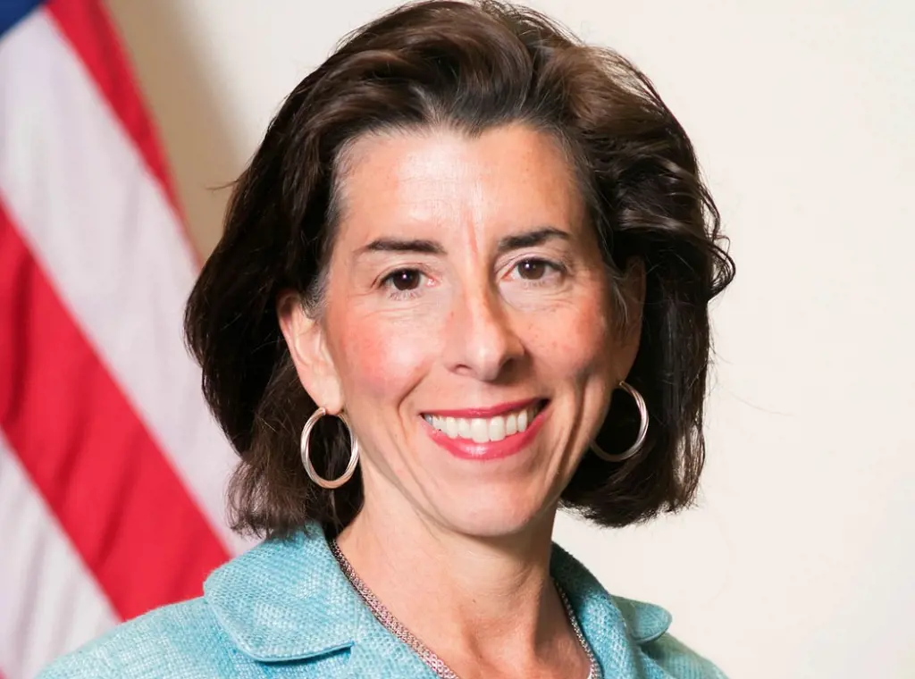 Gina Raimondo is the current US Secretary of Commerce.