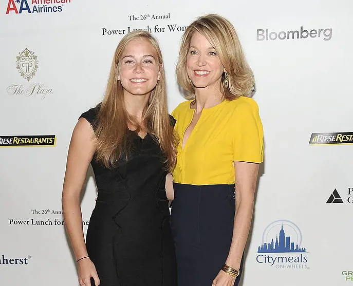 Paula Zahn and daughter Hayley Cohen attend the 26th Annual Power Lunch For Women at The Plaza Hotel on November 16, 2012.