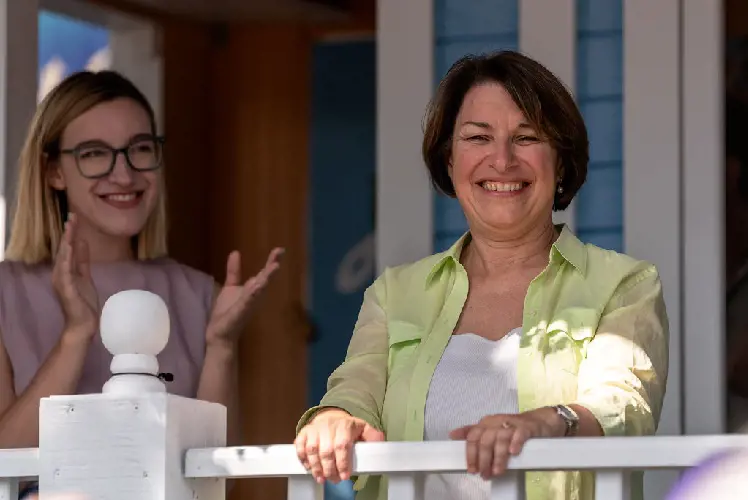 Abigail Klobuchar Bessler supported her mother at her senator campaign in the Minnesota State Fair