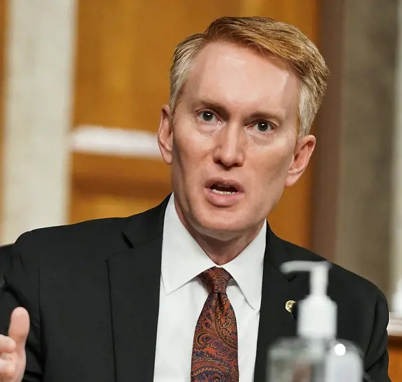 Sen. James Lankford (R-OK) asks a question during a Senate Homeland Security and Governmental Affairs on March 3, 2021 in Washington, DC