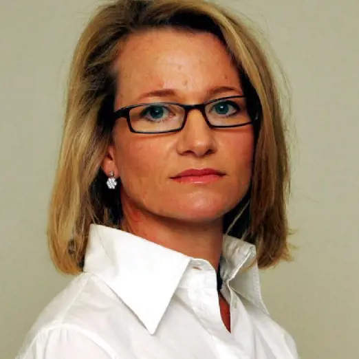 Janet Albrechtsen, an Australian Opinion Columnist with her brown hair