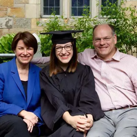 Abigail Bessler with her father John Bessler and mother Amy Klobucher after her graduation from Yale in 2017.