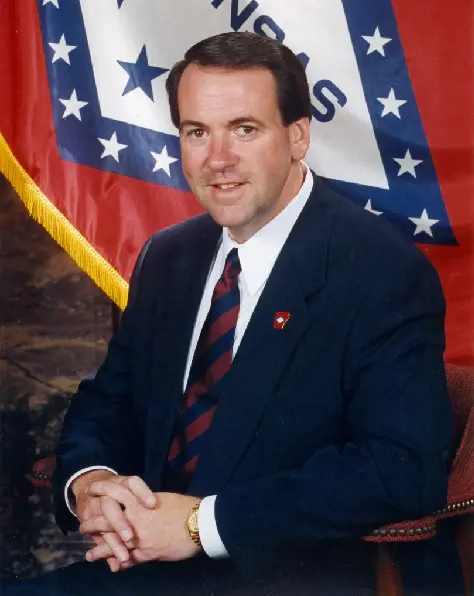 Mark Huckabee at Ouachita Baptist University in his early age
