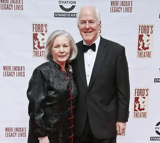 John Cornyn and Sandy Cornyn at the Red Carpet at 2019 Ford's Theatre Gala