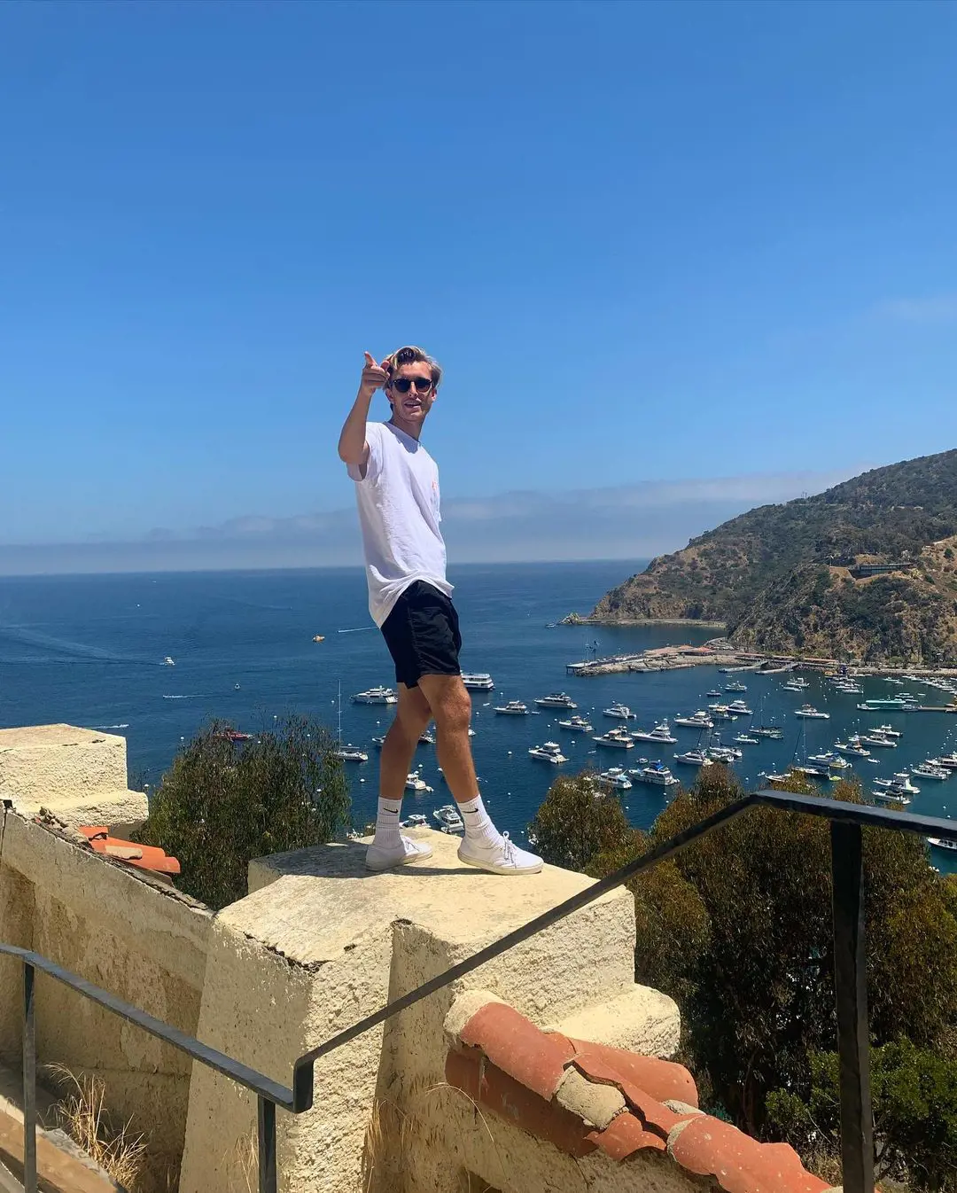 Troy posted his picture of himself from Catalina Island on 5 August 2020