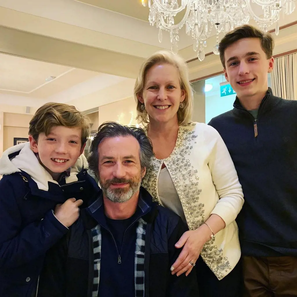 Kirsten Gillibrand husband Jonathan Gillibrand and her two sons 