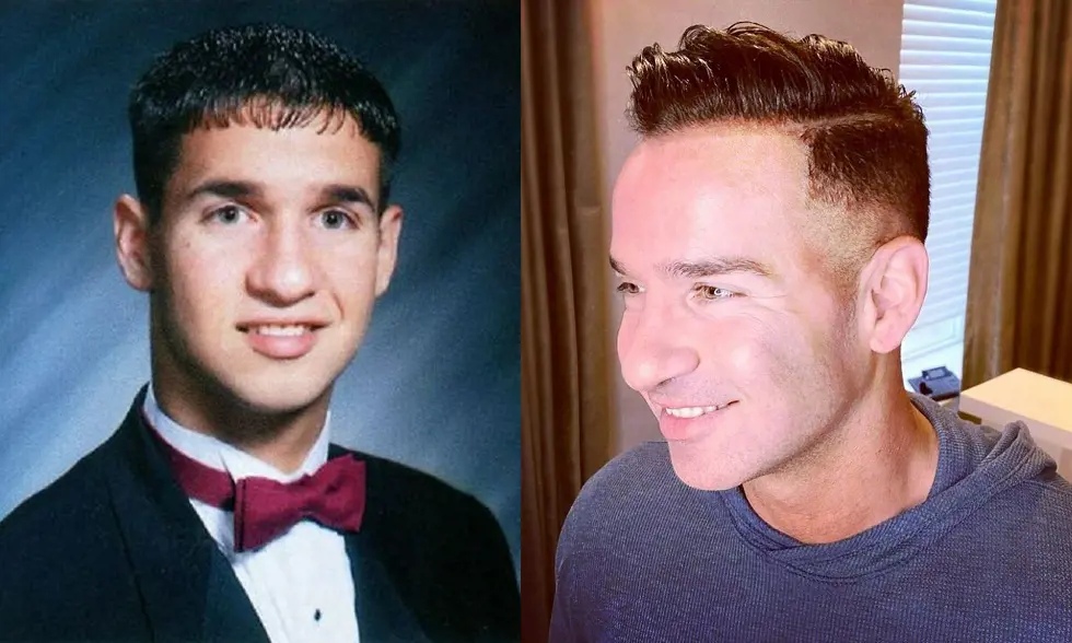 Mike hair evolution Before and After Jersey Shore